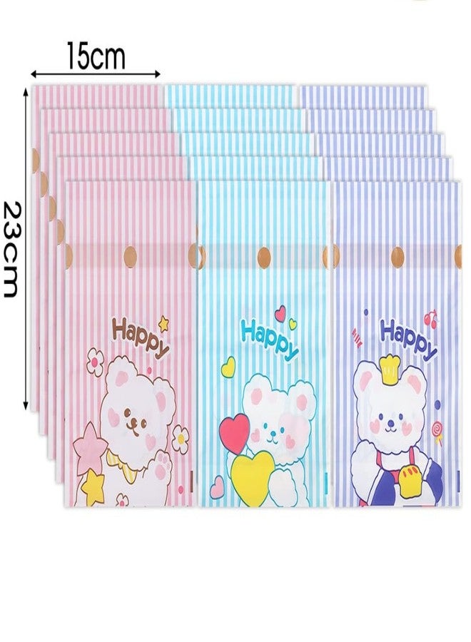 VRB Dec 20Pcs Return Gift Bags - Potli Bags, Return Gift Bags for Kids Birthday - Gift Packing Bags - Goodie Bag for Return gifts - goodie bags - gift pouches for return gifts - guddy bags for return gifts (20Pcs Happy Ribbon Bag) - Image 2